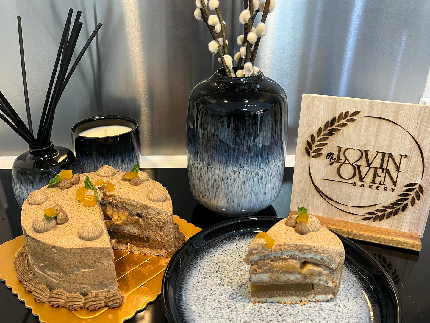 香濃伯爵茶芒果熱情果蛋糕