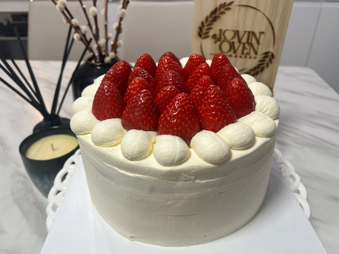 士多啤梨忌廉蛋糕