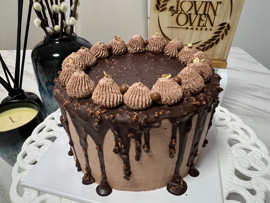 朱古力杏仁脆皮蛋糕